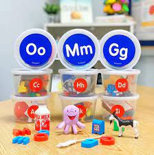 Alphabet Tubs for Multi-Sensory Letter Sound Learning