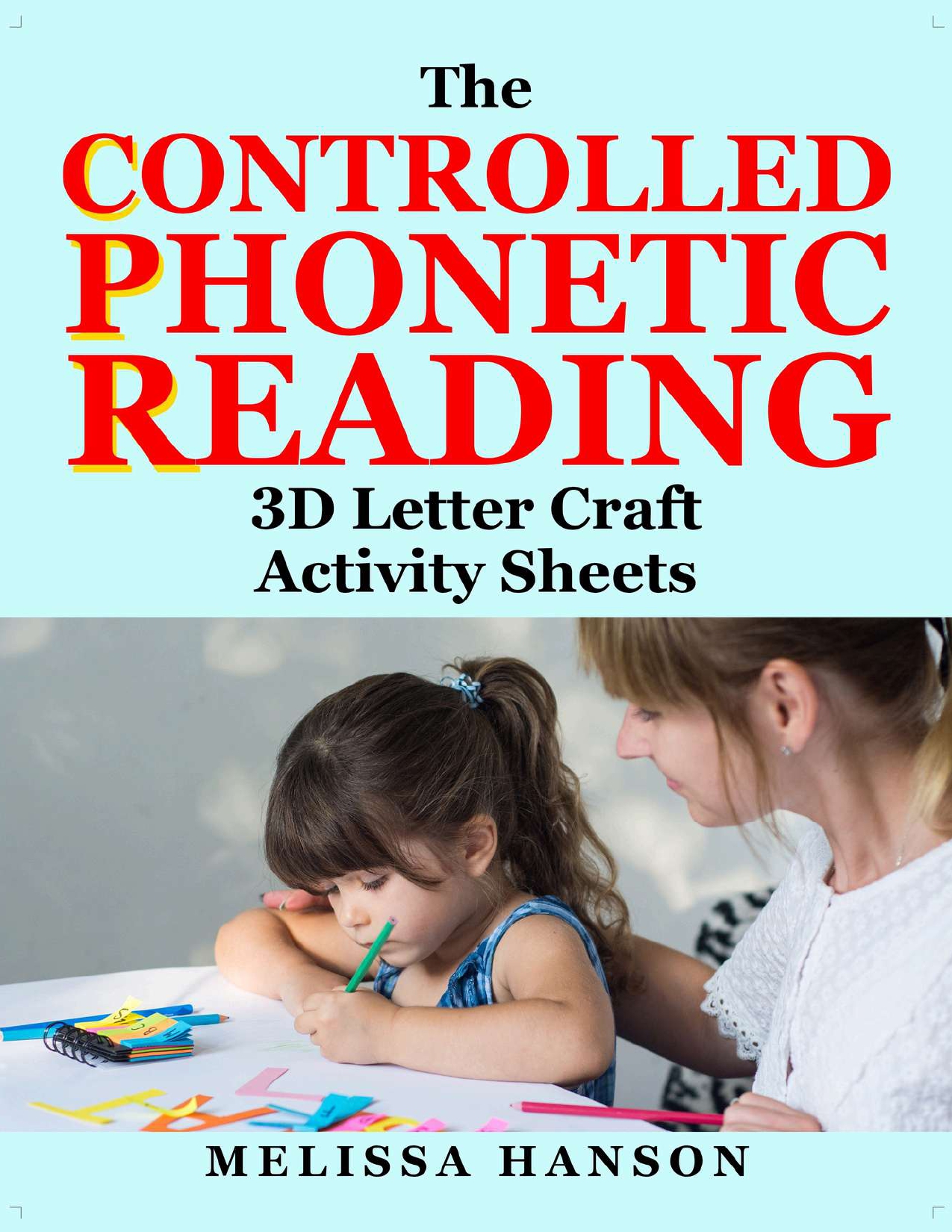 3D Alphabet Letter Craft Worksheets with Lesson Plans Downloadable